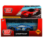 Машина металл СПОРТКАР, 10 см, инерция, кор. Технопарк в кор.2*120шт