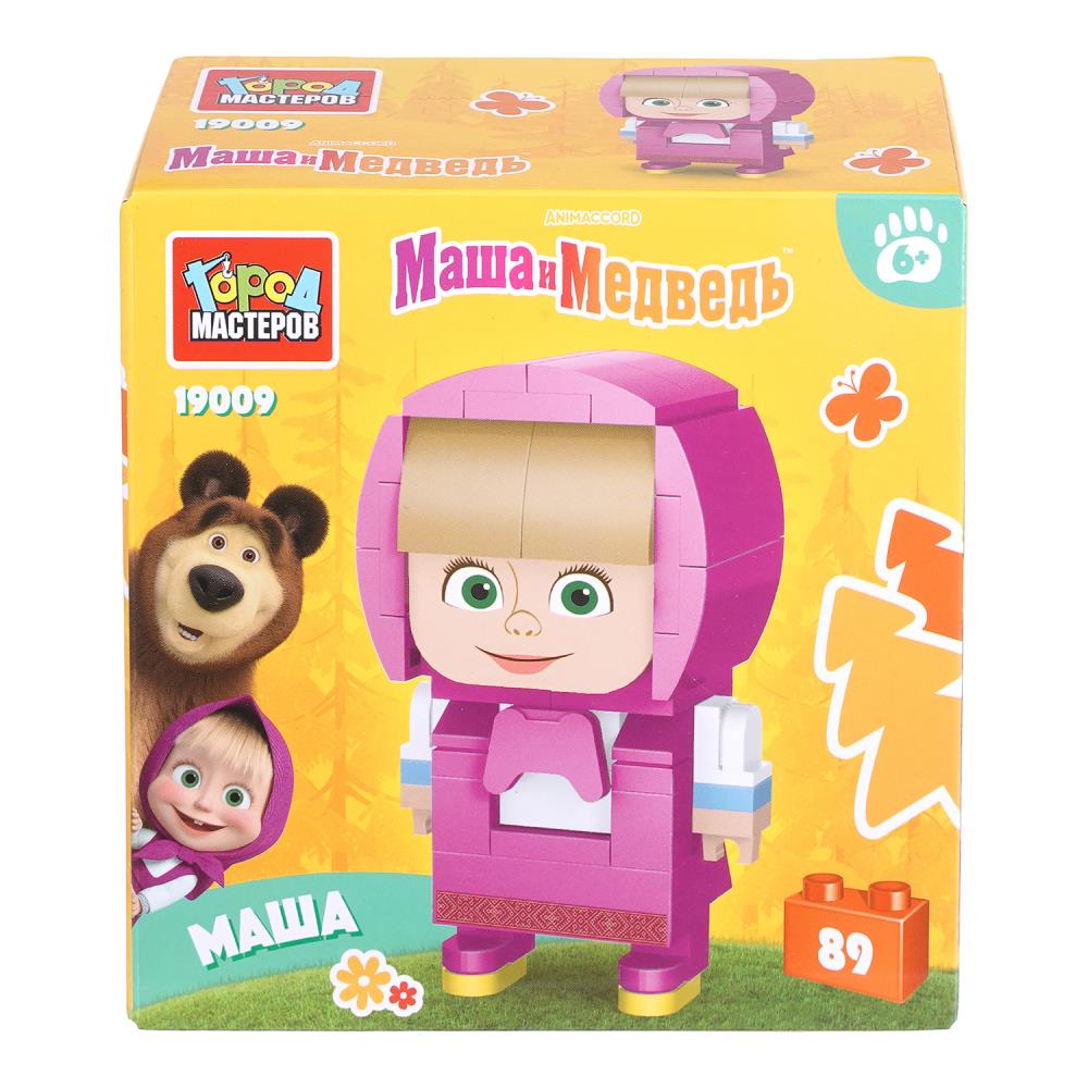 Конструктор сборная фигурка Маша, 89 дет. Город мастеров в кор.96шт