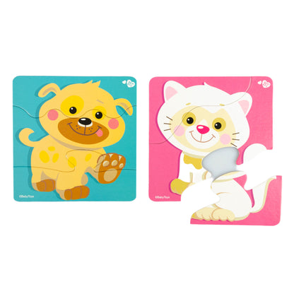 Maxi пазл. Baby toys. ЗИГЗАГ 18 элементов. Домашние животные