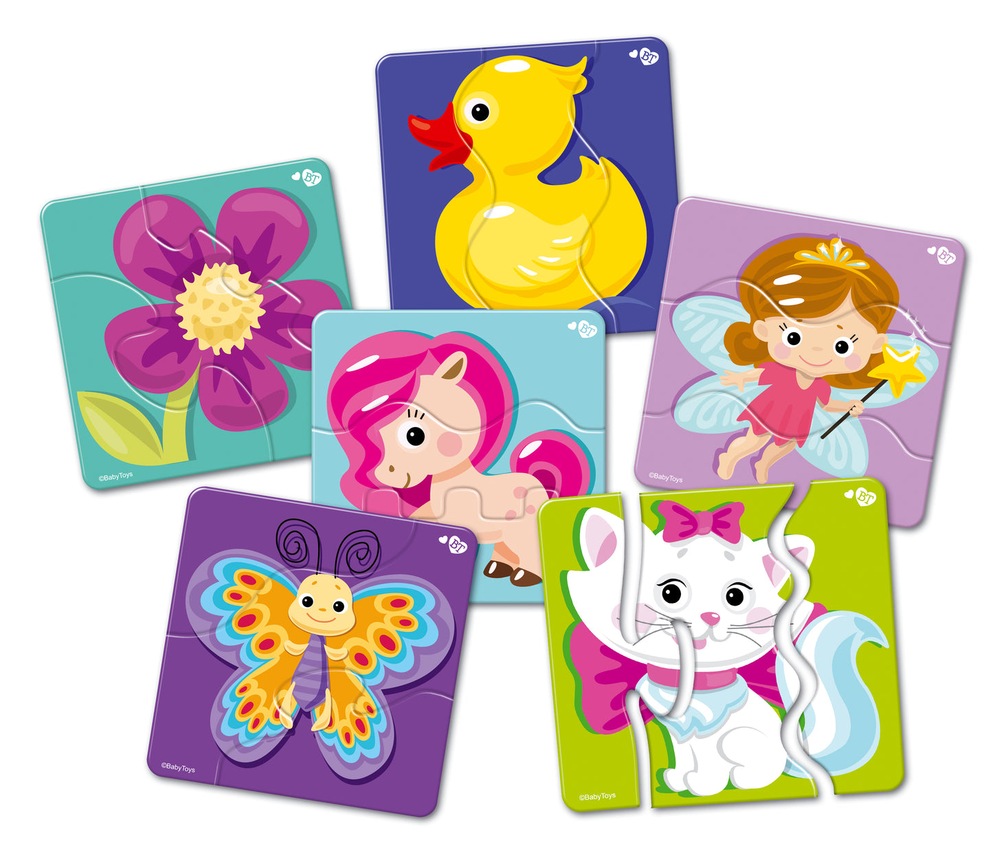 Пазлы ЗИГЗАГ "Для принцесс" 18 эл Baby Toys (макси)