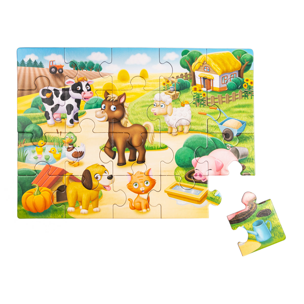 Пазл First Puzzle 4 в 1 "Кто где живет" Baby Toys