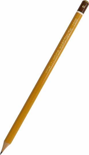 KOH-I-NOOR 1500/B (12) Карандаш чернографитный технический, 12 шт/уп