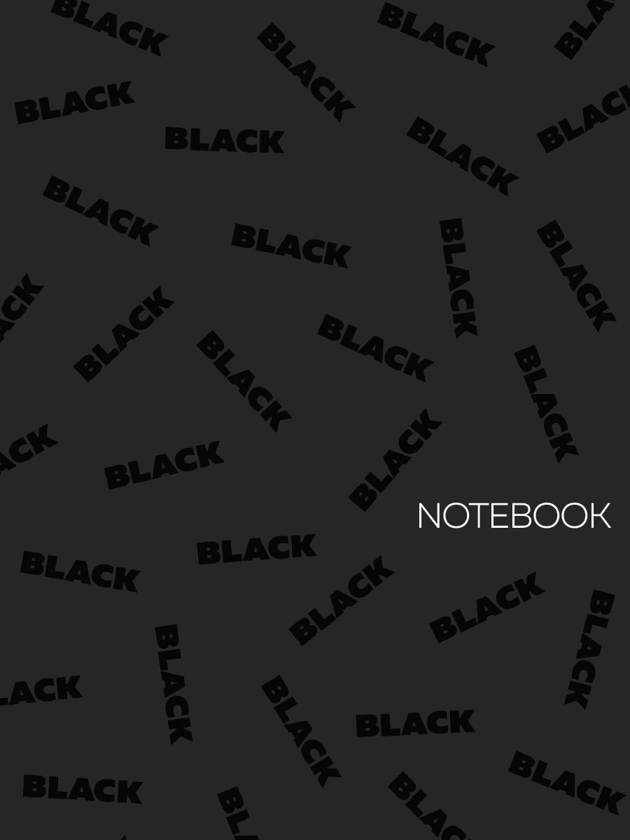 MyArt. БЛОКНОТ в линию Total Black. Black 4