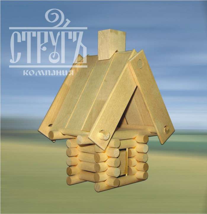 Стругъ.Конструктор "Банька" (дерево)
